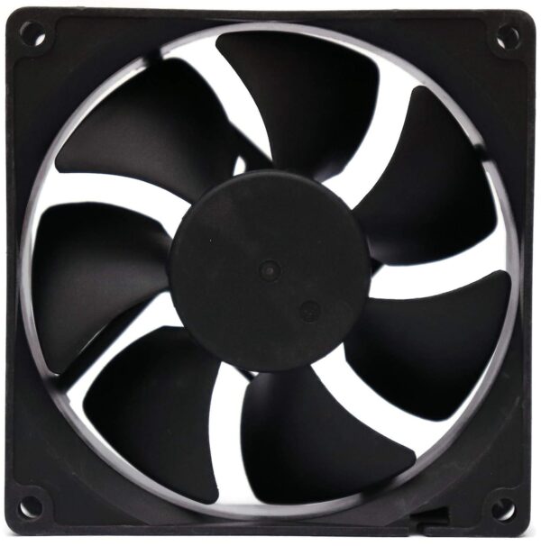 Electronic Spices DC 12V 3.5” INCH Cooling Fan for PC Case, CPU Cooler Radiator (Black) (3.5 inch fan)